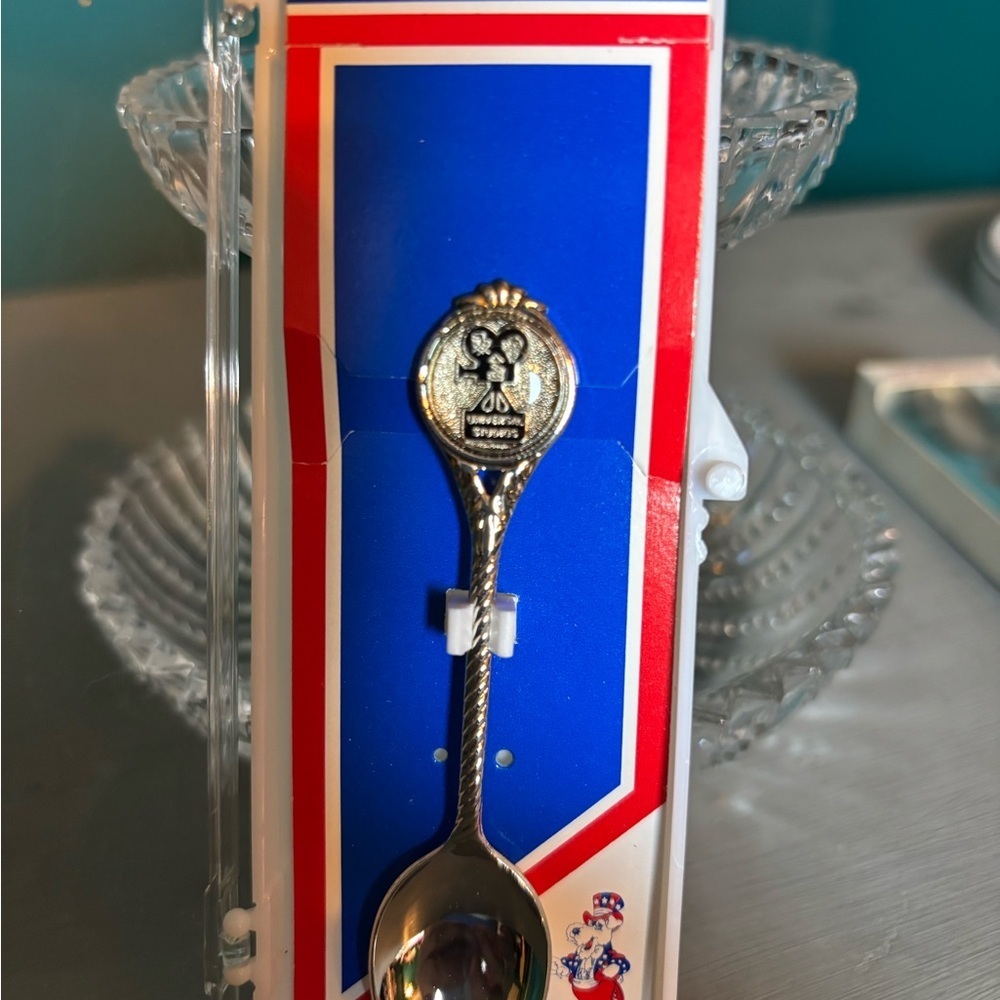 Universal Silver Ornate Serving Spoon